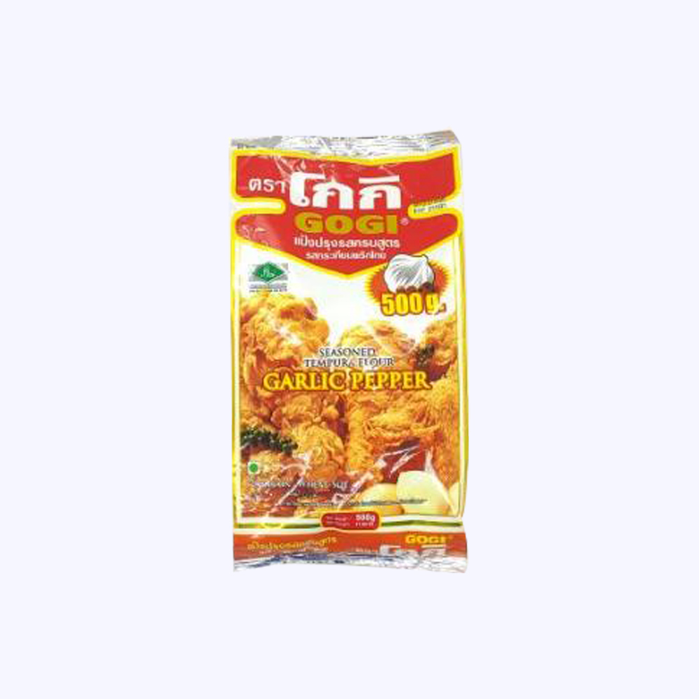 Gogi Seasoned Tempura Flour Garlic Pepper 500g